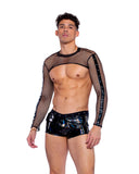 Rebel Rave: Unisex Fishnet Shrug