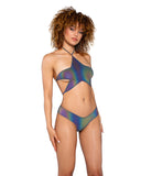 Reflective Star Shaped Tie Top