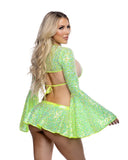 Sequin Triangle Top