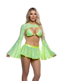 Sequin Triangle Top