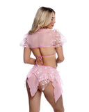 Butterfly & Sequin Puff Sleeve Shrug