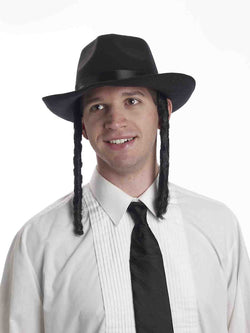 Rabbi Costume Hat with Payes