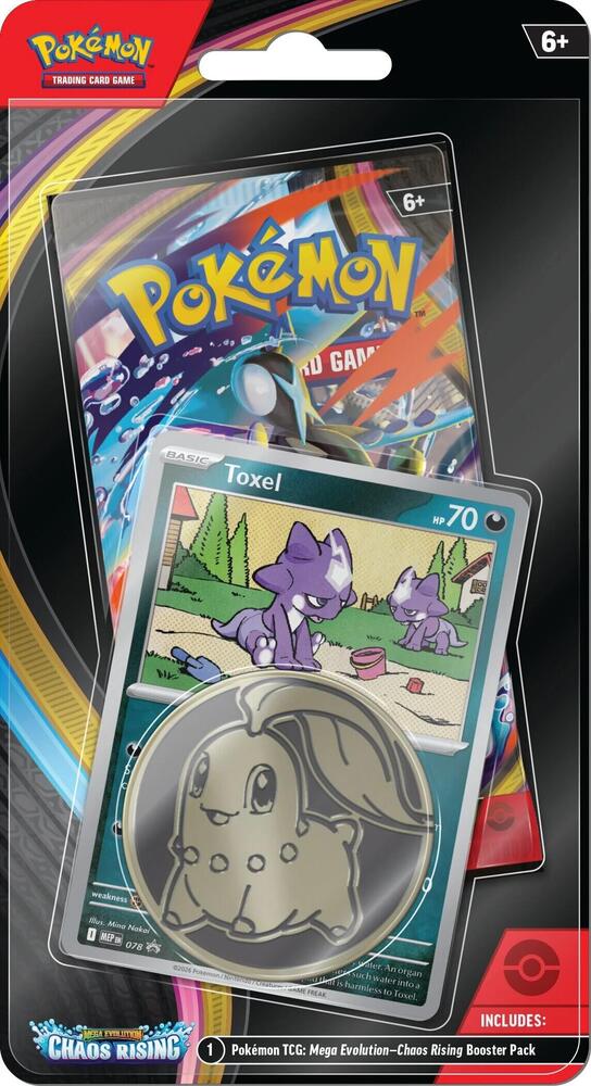 Pokemon: Mega Evolution - Chaos Rising - Checklane Blister Pack - Toxel