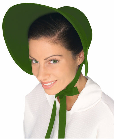 Pilgrim Woman Costume Bonnet Green