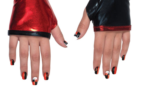 DC Comics Harley Quinn Nail Stickers Costume Accessory