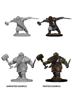 D&D: Nolzur's Marvelous Miniatures - Dwarf Male Fighter