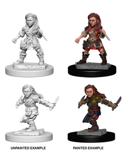 D&D: Nolzur's Marvelous Miniatures - Halfling Female Rogue