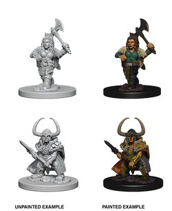 D&D: Nolzur's Marvelous Miniatures - Dwarf Female Barbarian