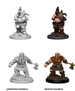 D&D: Nolzur's Marvelous Miniatures - Dwarf Male Barbarian