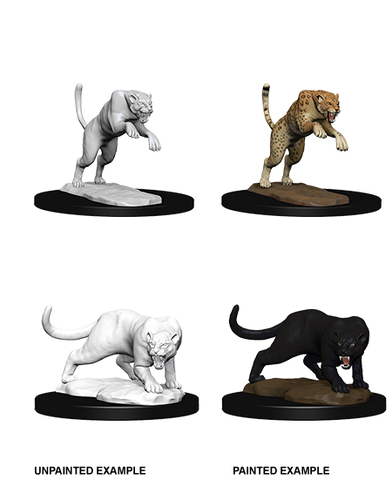 D&D: Nolzur's Marvelous Miniatures - Panther & Leopard