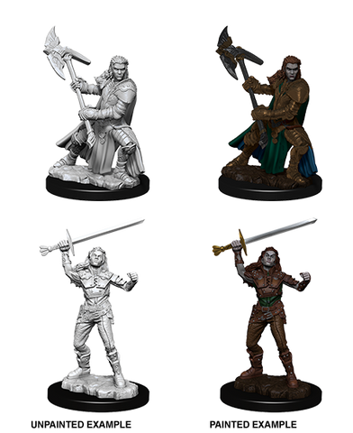 D&D: Nolzur's Marvelous Miniatures - Half-Orc Female Fighter