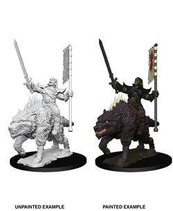Pathfinder: Deep Cuts - Orc on Dire Wolf