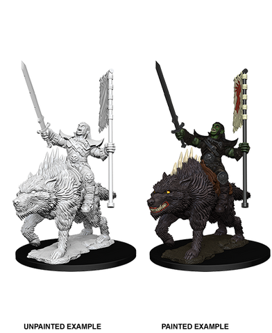 Pathfinder: Deep Cuts - Orc on Dire Wolf