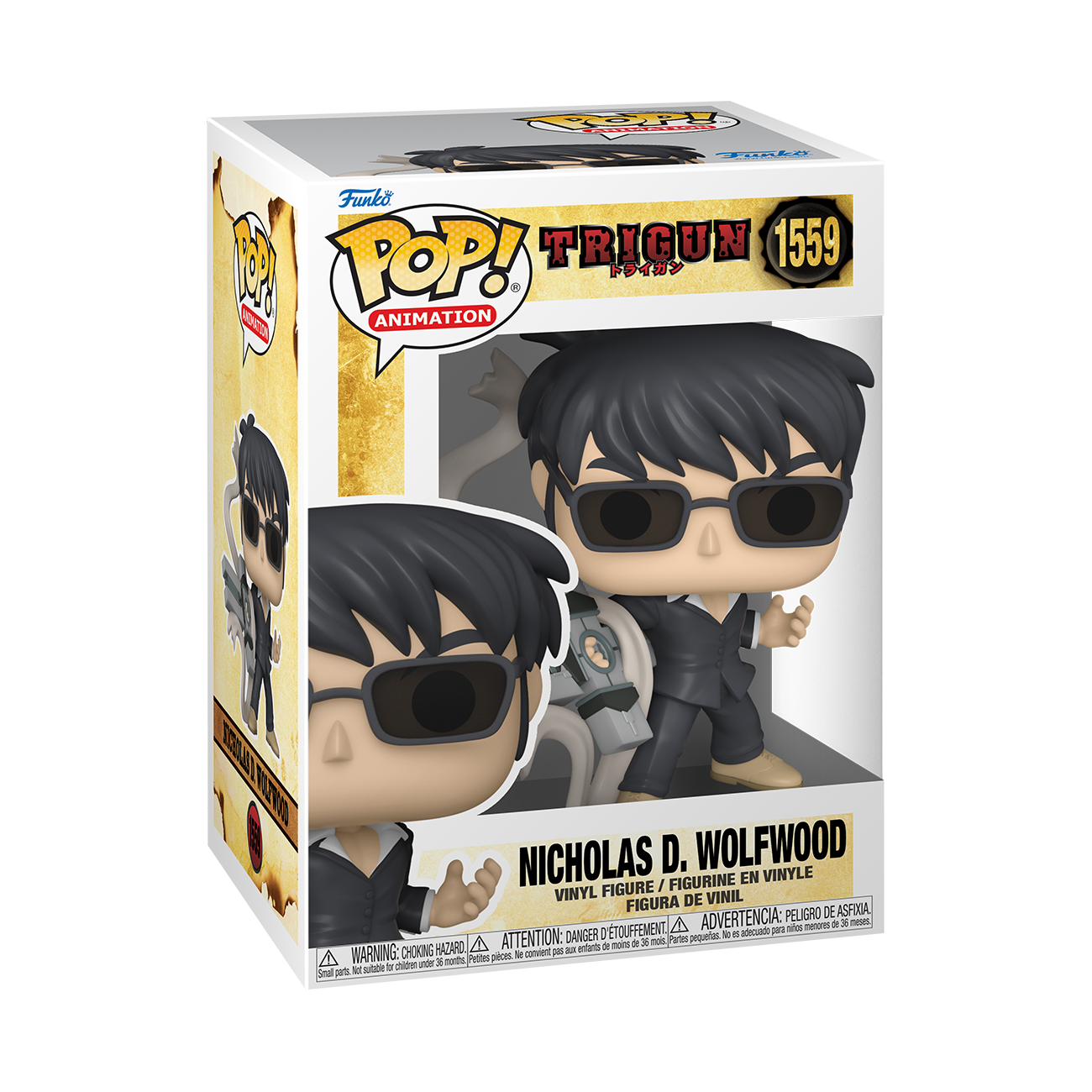 POP! Animation: Trigun- NW w/Punisher