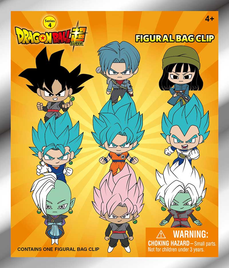 Dragon Ball Super 3D Foam Bag Clip – Series 4 Blind Bag