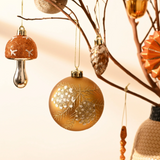 Woodland Fall Christmas Tree Ornaments Set, 50-Piece Autumn Harvest Ornaments