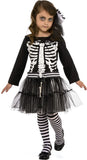 Girls Little Skeleton Costume