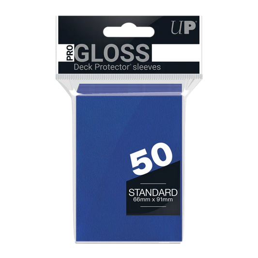 PRO-Gloss Standard Deck Protector Sleeves (Blue)