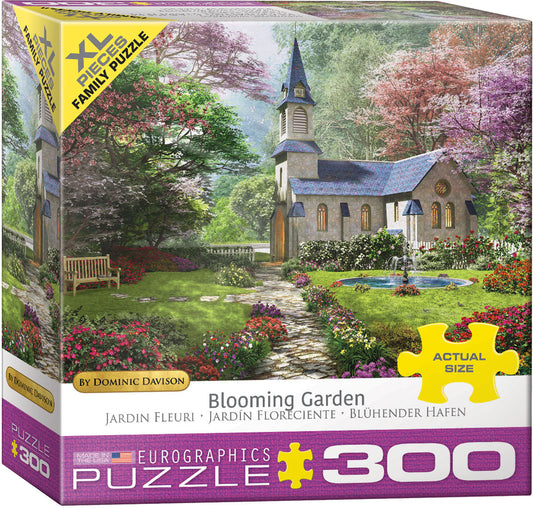 Puzzle: Family Oversize Puzzles - Blooming Garden by Dominic Davison