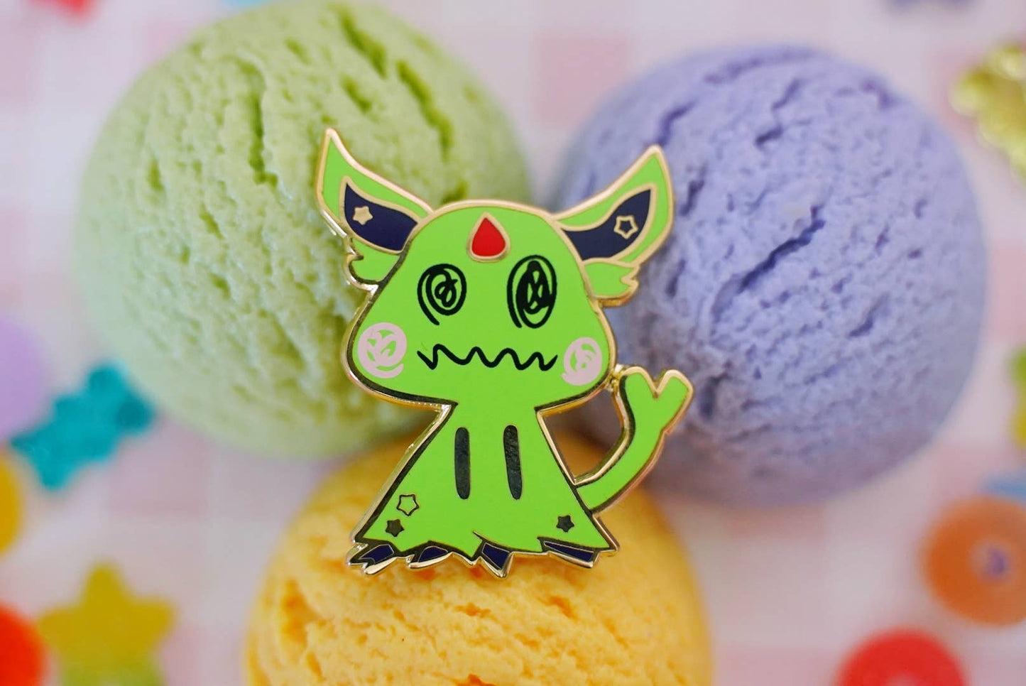 Pokemon: Mimikyu Shiny Espeon Enamel Pin