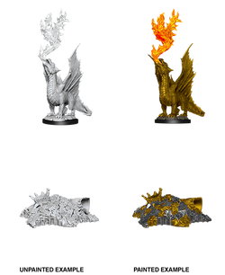 D&D: Nolzur's Marvelous Miniatures - Gold Dragon Wyrmling