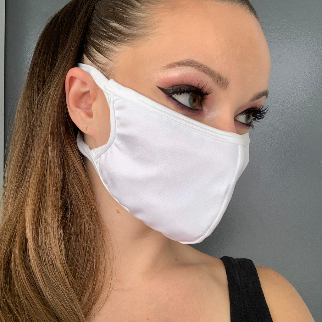 Multi Layered Face Mask - Solid Lycra – The Halloween Spot