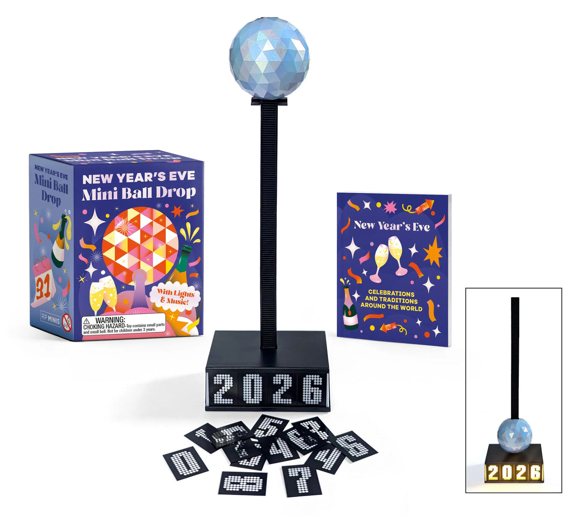 RP Minis: New Year's Eve Mini Ball Drop - With Lights & Music!