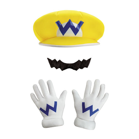 Adults/Teens Nintendo Wario Costume Accessory Kit