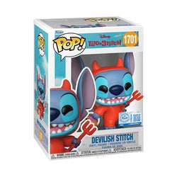 Funko Pop! 1701 Disney - Lilo & Stitch - Devilish Stitch Vinyl Figure - Entertainment Earth Exclusive