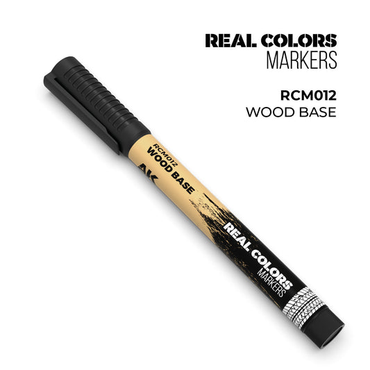 AK Interactive Markers: Real Color Markers - Wood Base