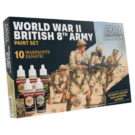 Army Painter Historical: WWII British 8th Army Paint Set