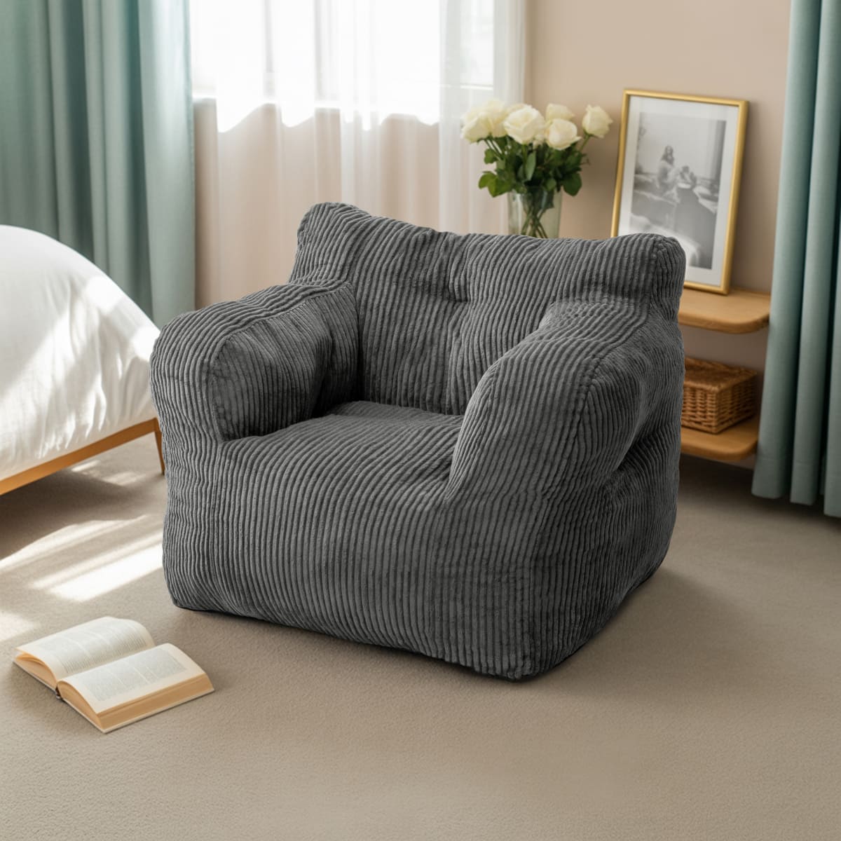 Kids & Teens Corduroy Bean Bag Chair