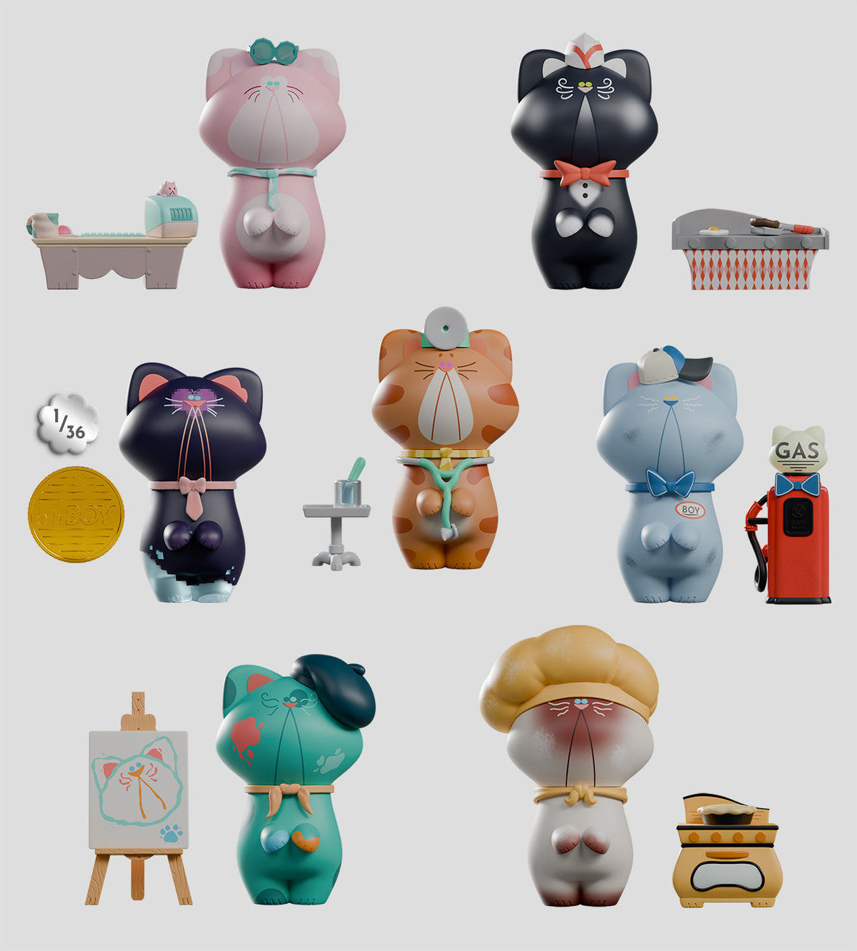 Business Boy Blind Box (1 Blind Box)