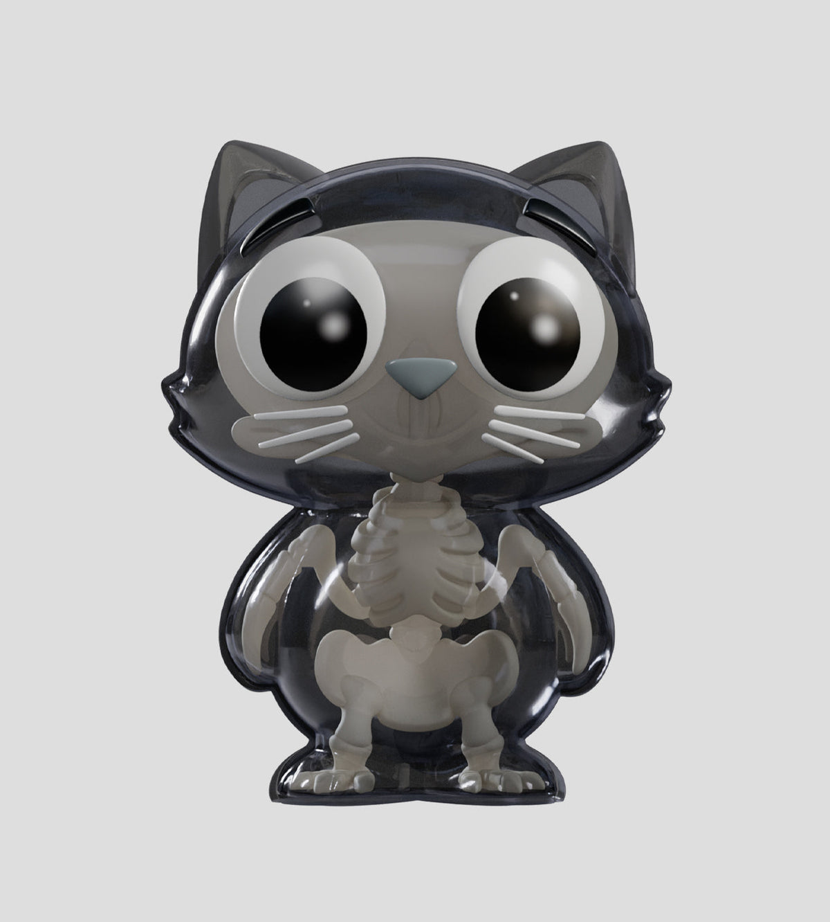Catscans Bare Bones Blind Box - Charlie the Cat X-Ray Series by Kaleidos Creative