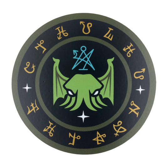 Cthulhu Fhtagn Circle Sticker