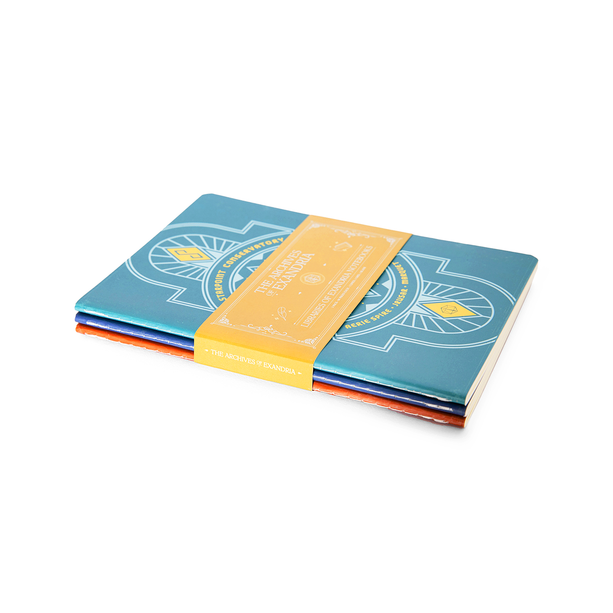 Critical Role: Beauty of Exandria - The Archives - Libraries of Exandria Notebooks (3-Pack)