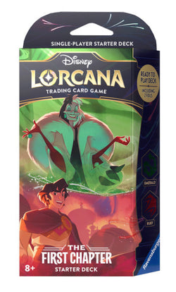 Disney Lorcana: The First Chapter Starter - Cruella De Vil and Aladdin (Emerald/Ruby deck)