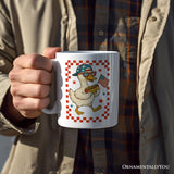 4th of July Patriotic Duck Personalized Mug, Funny Independence Day Gift with Custom Name