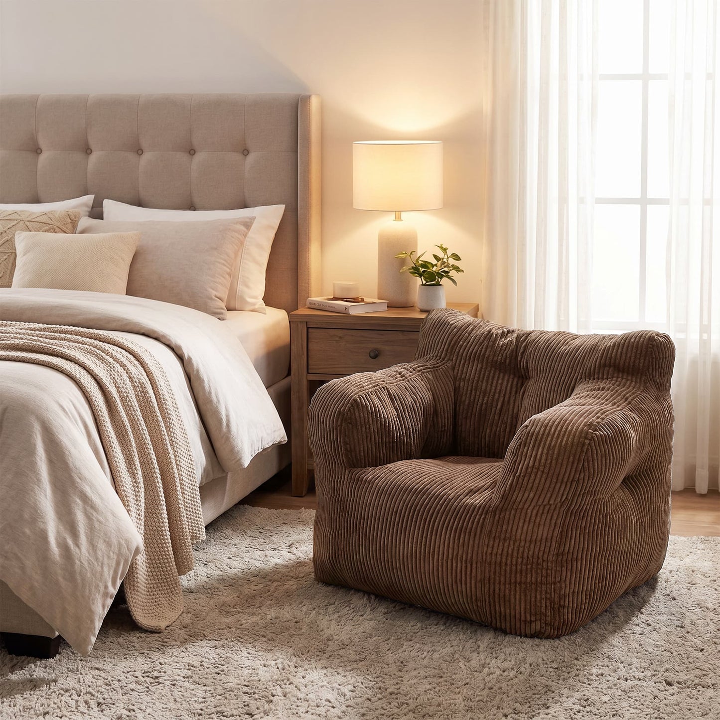 Kids & Teens Corduroy Bean Bag Chair