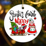 Santa’s Favorite Nanny Christmas Ornament, Babysitter Appreciation Gift