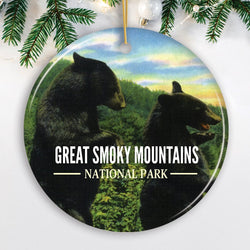 Vintage Great Smoky Mountains National Park Ornament