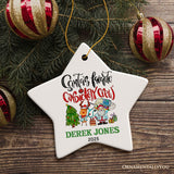 Santa's Favorite Cardiology Crew Personalized Christmas Ornament, Heart Health Teamwork Appreciation Gift