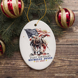 Personalized U.S. Army Staff Sergeant Ornament, Custom Gift for Military Veteran