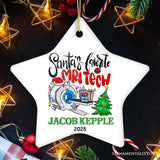 Santa’s Favorite MRI Tech Personalized Christmas Ornament, Health Imaging Technologist Gift