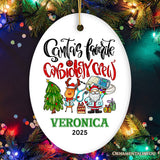 Santa's Favorite Cardiology Crew Personalized Christmas Ornament, Heart Health Teamwork Appreciation Gift
