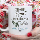 Doctors, Nurses and Paramedics Personalized Mug with Quote, Custom Gift with Name