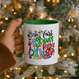 Santa’s Favorite Science Teacher Christmas Personalized Mug, Chemistry, Physics and Biology Gift with Custom Name