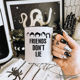 Friends Don’t Lie Personalized Mug, Handmade Gift for Matching Daughter with Custom Name