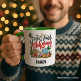 Santa’s Favorite Bank Manager Christmas Personalized Mug, Appreciation Gift with Custom Name