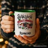 Santa’s Favorite Project Manager Personalized Mug, Business Team Coordinator Gift with Custom Name